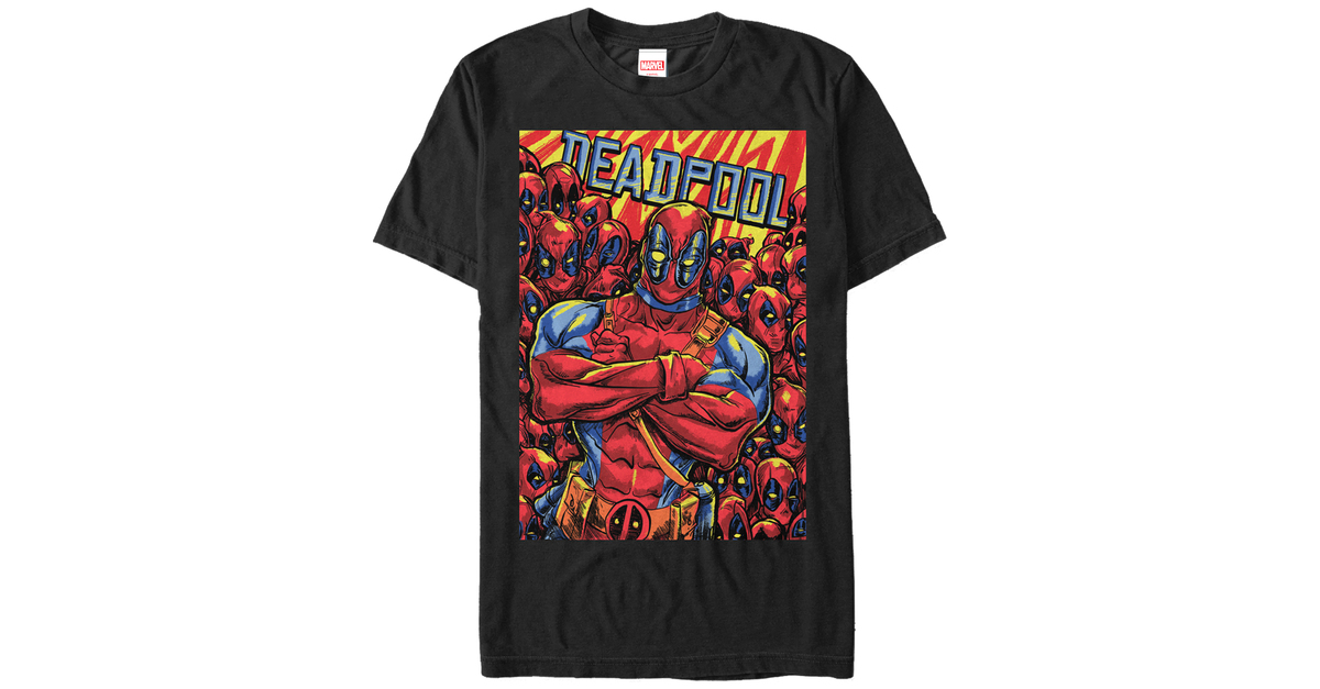 Deadpool Multipied Men's Marvel Deadpool Multiplied Adult T-Shirt | Fendory