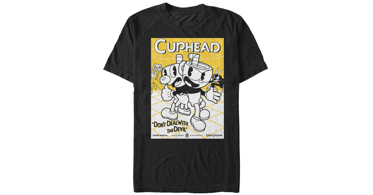Men s Cuphead Teamwork Poster Adult T Shirt Fendory men-s-cuphead-teamwork-poster-adult-t-shirt-fendory