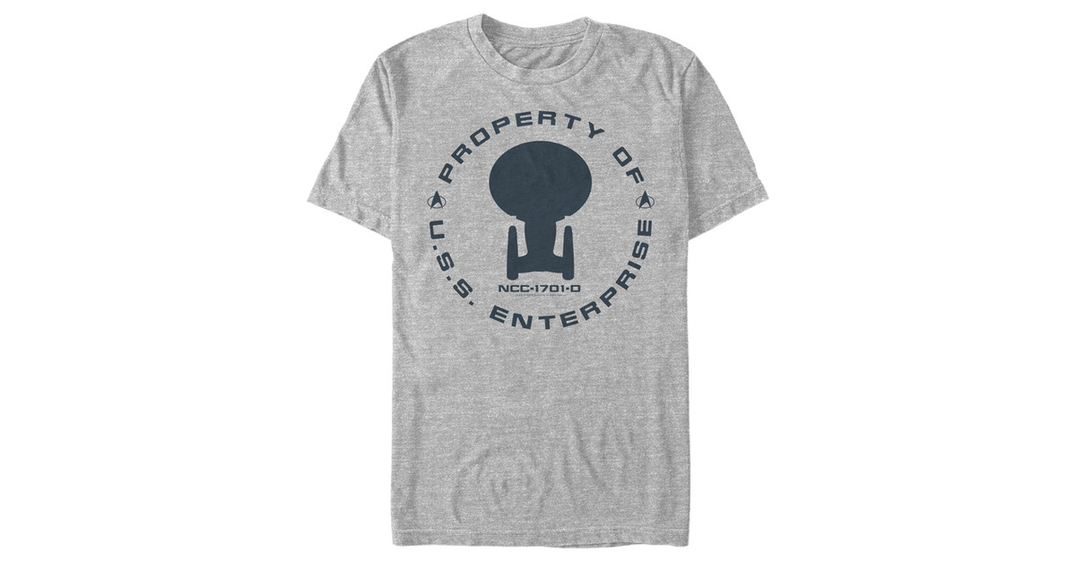 Men's Star Trek: The Next Generation Property Of The USS Enterprise ...