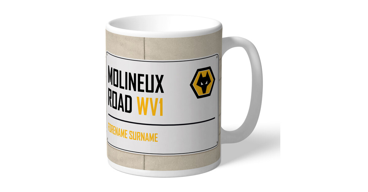 Wolves Street Sign Mug